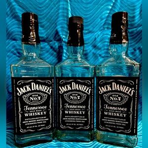 Jack Daniel’s empty bottles 1.75